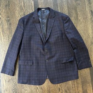 Joseph Abboud Purple & Navy Blazer Sport Coat